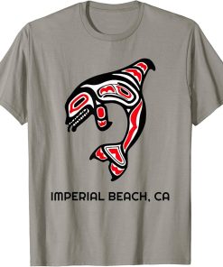 Imperial Beach, California Native American Orca Killer Whale T-Shirt